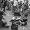 pistoia blues festival foto 2008 momenti della piazza. scatto su pellicola.-1